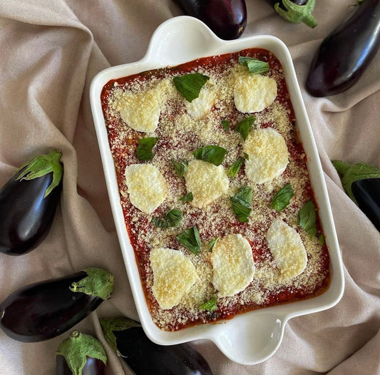 Aubergine parmigiana (GF)